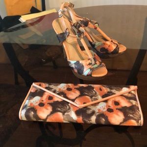 Aldo heels & clutch set